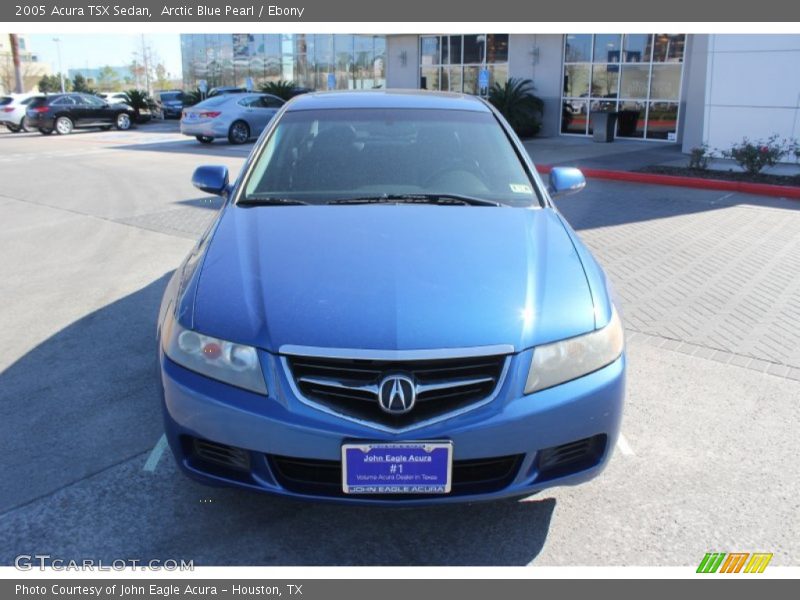 Arctic Blue Pearl / Ebony 2005 Acura TSX Sedan