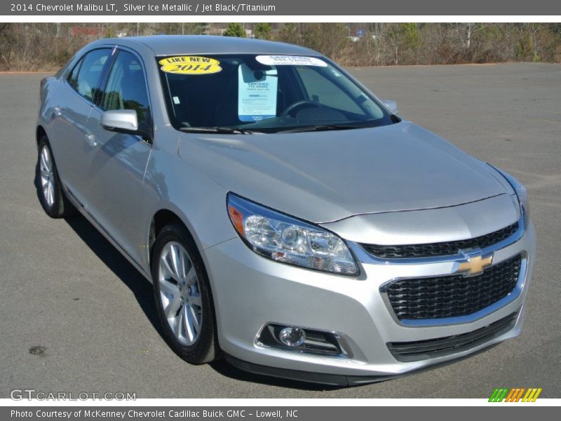Silver Ice Metallic / Jet Black/Titanium 2014 Chevrolet Malibu LT