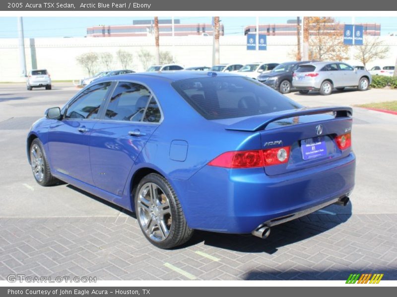 Arctic Blue Pearl / Ebony 2005 Acura TSX Sedan