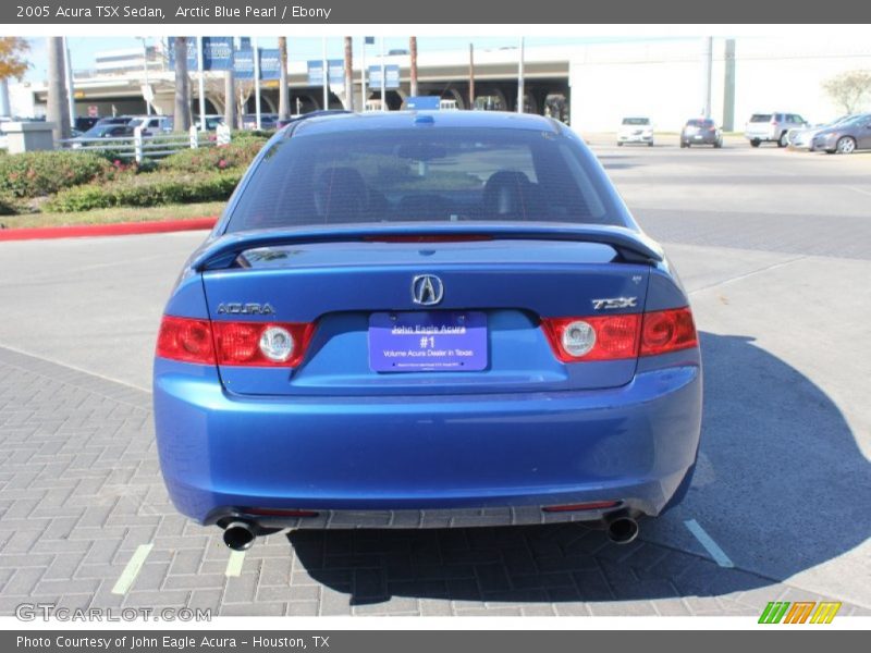 Arctic Blue Pearl / Ebony 2005 Acura TSX Sedan