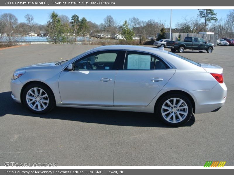 Silver Ice Metallic / Jet Black/Titanium 2014 Chevrolet Malibu LT