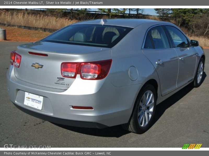 Silver Ice Metallic / Jet Black/Titanium 2014 Chevrolet Malibu LT