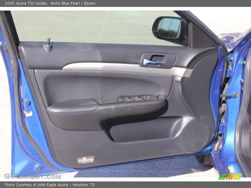 Arctic Blue Pearl / Ebony 2005 Acura TSX Sedan