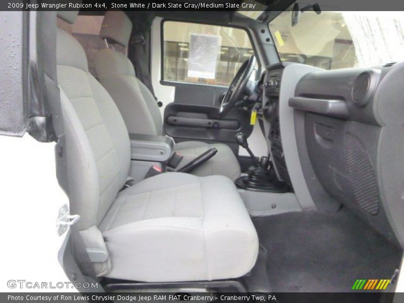 Stone White / Dark Slate Gray/Medium Slate Gray 2009 Jeep Wrangler Rubicon 4x4