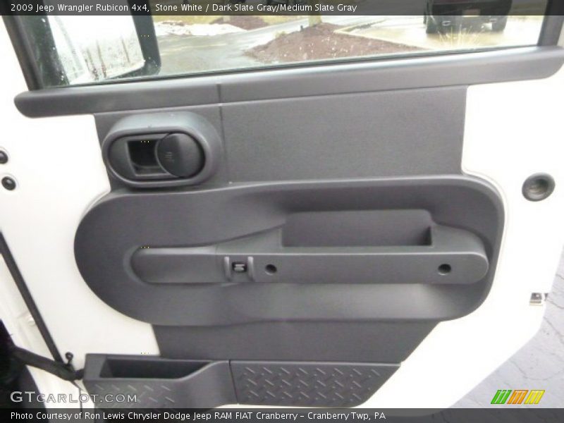 Stone White / Dark Slate Gray/Medium Slate Gray 2009 Jeep Wrangler Rubicon 4x4