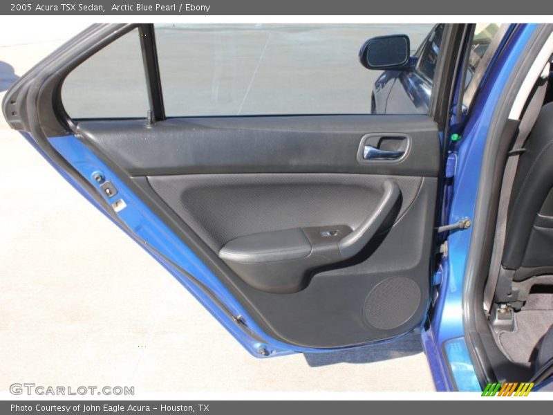 Arctic Blue Pearl / Ebony 2005 Acura TSX Sedan