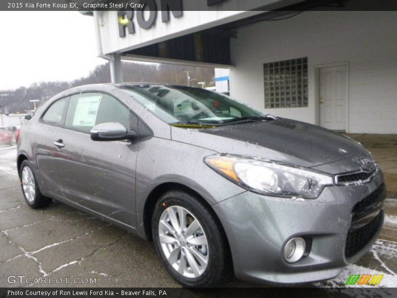 Graphite Steel / Gray 2015 Kia Forte Koup EX