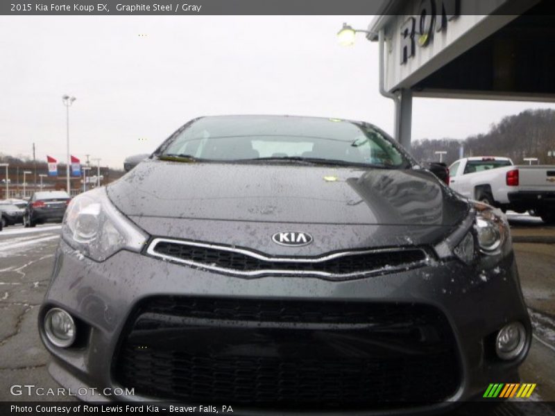 Graphite Steel / Gray 2015 Kia Forte Koup EX