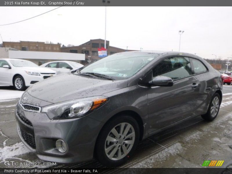 Graphite Steel / Gray 2015 Kia Forte Koup EX