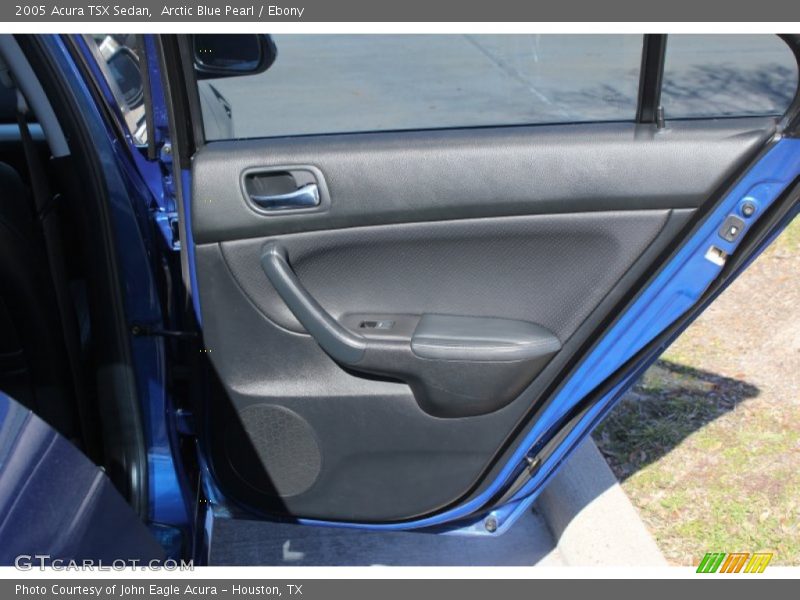 Arctic Blue Pearl / Ebony 2005 Acura TSX Sedan