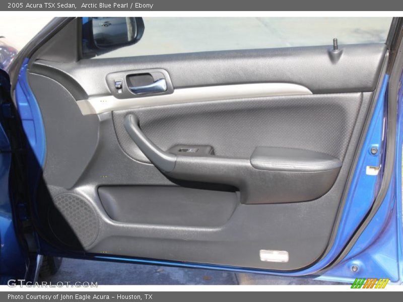 Arctic Blue Pearl / Ebony 2005 Acura TSX Sedan