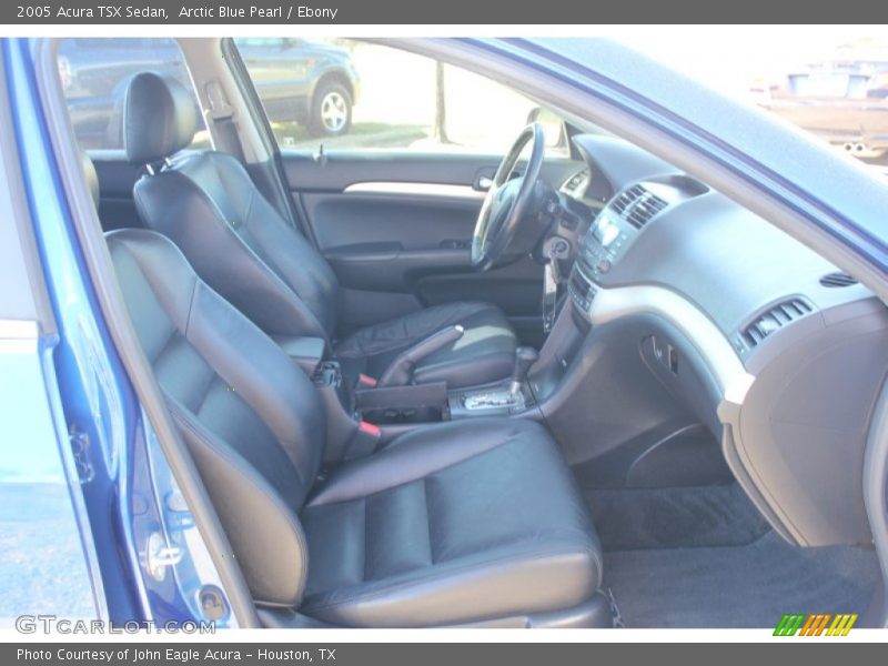 Arctic Blue Pearl / Ebony 2005 Acura TSX Sedan