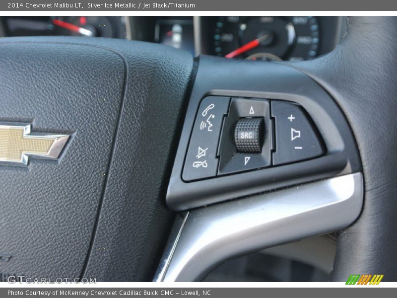 Silver Ice Metallic / Jet Black/Titanium 2014 Chevrolet Malibu LT