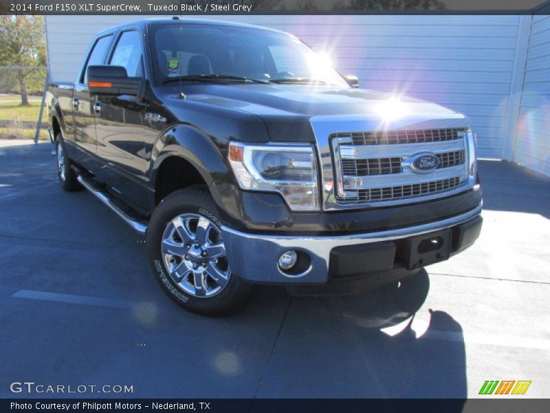 Tuxedo Black / Steel Grey 2014 Ford F150 XLT SuperCrew