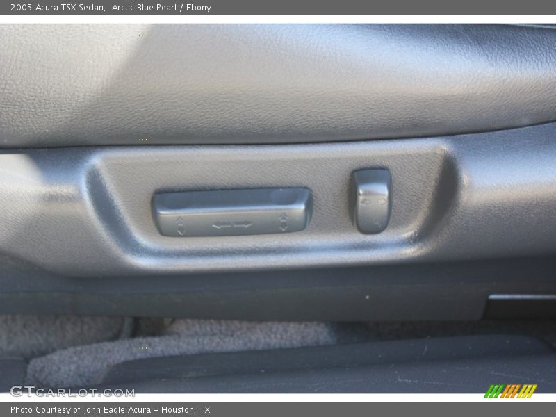 Arctic Blue Pearl / Ebony 2005 Acura TSX Sedan