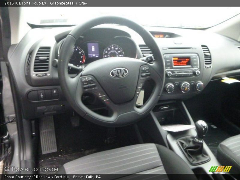 Graphite Steel / Gray 2015 Kia Forte Koup EX
