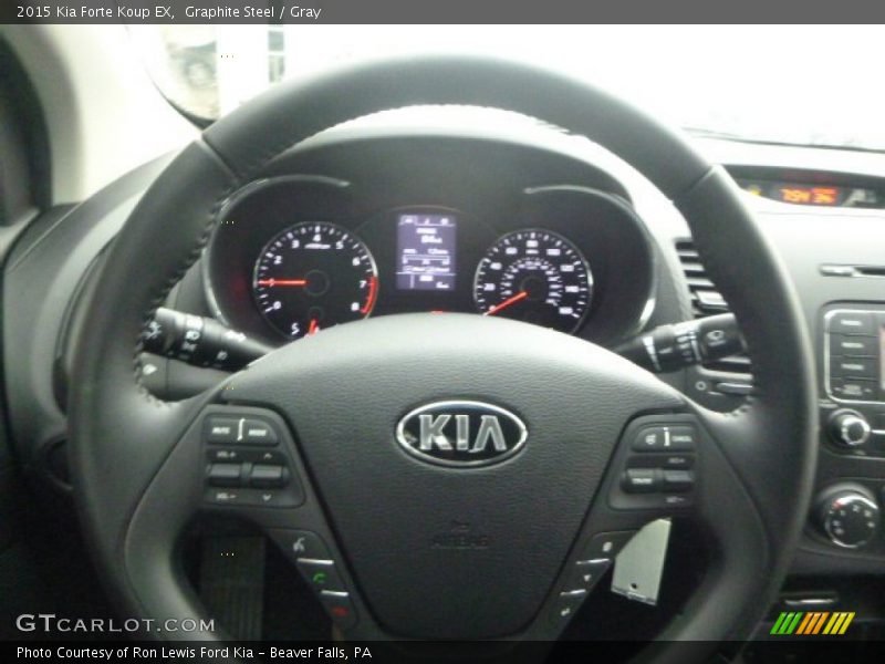 Graphite Steel / Gray 2015 Kia Forte Koup EX