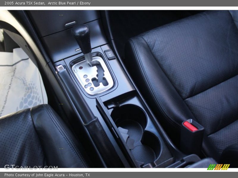 Arctic Blue Pearl / Ebony 2005 Acura TSX Sedan