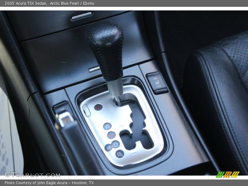 Arctic Blue Pearl / Ebony 2005 Acura TSX Sedan