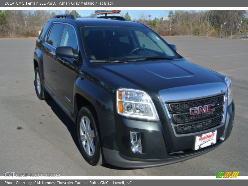 Ashen Gray Metallic / Jet Black 2014 GMC Terrain SLE AWD