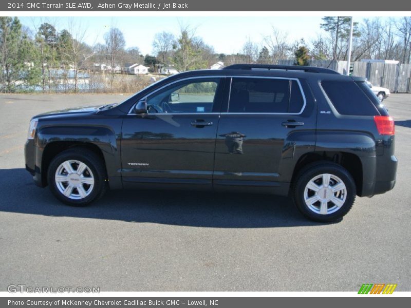 Ashen Gray Metallic / Jet Black 2014 GMC Terrain SLE AWD