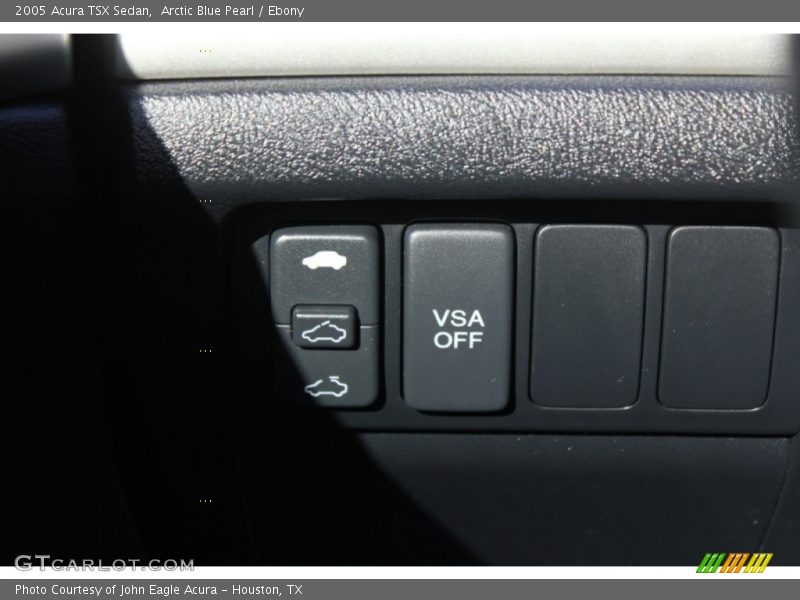 Arctic Blue Pearl / Ebony 2005 Acura TSX Sedan