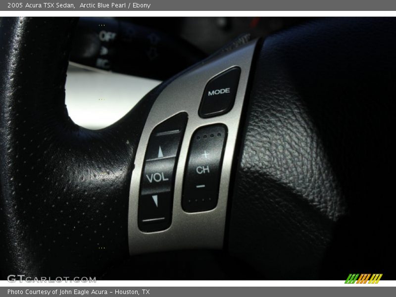 Arctic Blue Pearl / Ebony 2005 Acura TSX Sedan