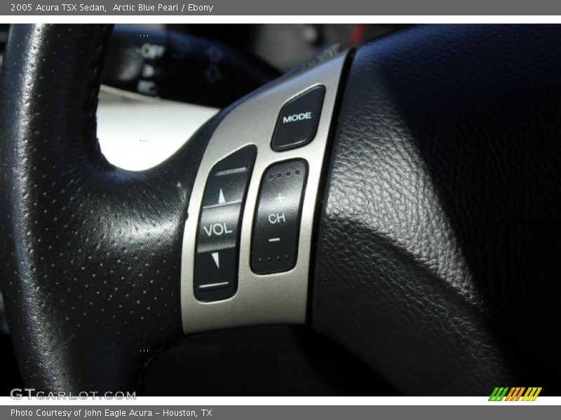 Arctic Blue Pearl / Ebony 2005 Acura TSX Sedan