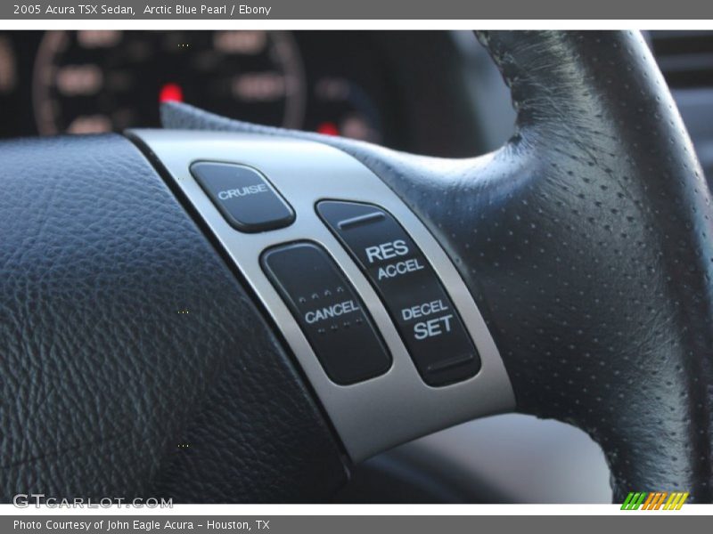 Arctic Blue Pearl / Ebony 2005 Acura TSX Sedan