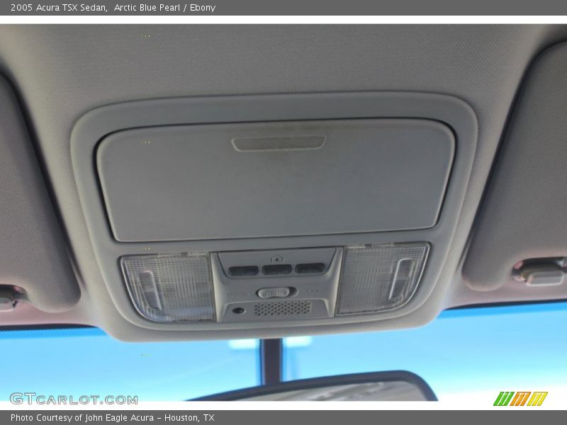Arctic Blue Pearl / Ebony 2005 Acura TSX Sedan