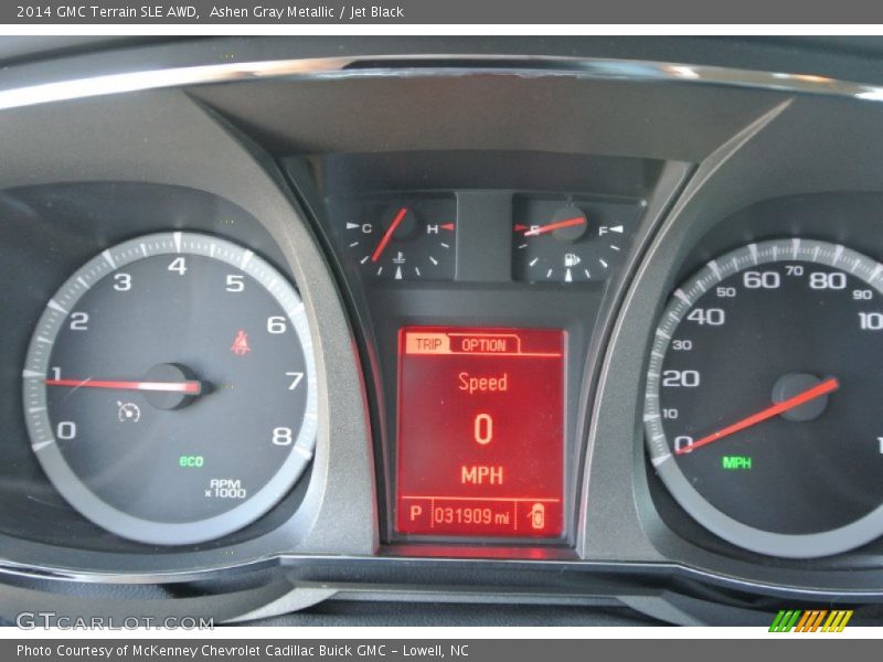 Ashen Gray Metallic / Jet Black 2014 GMC Terrain SLE AWD