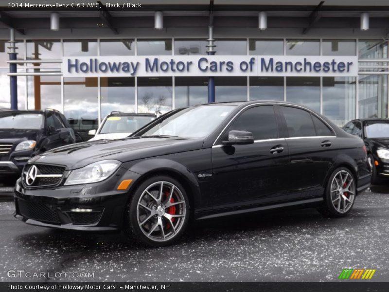 Black / Black 2014 Mercedes-Benz C 63 AMG