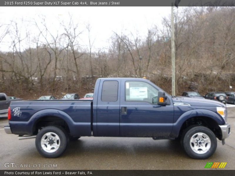 Blue Jeans / Steel 2015 Ford F250 Super Duty XLT Super Cab 4x4