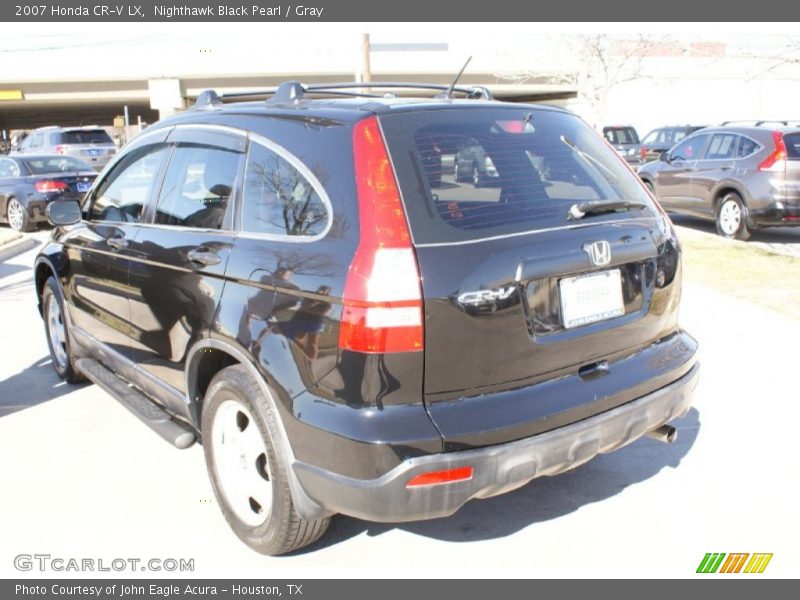 Nighthawk Black Pearl / Gray 2007 Honda CR-V LX