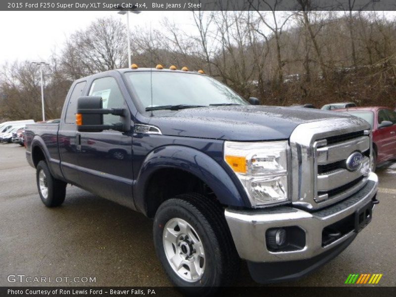Blue Jeans / Steel 2015 Ford F250 Super Duty XLT Super Cab 4x4