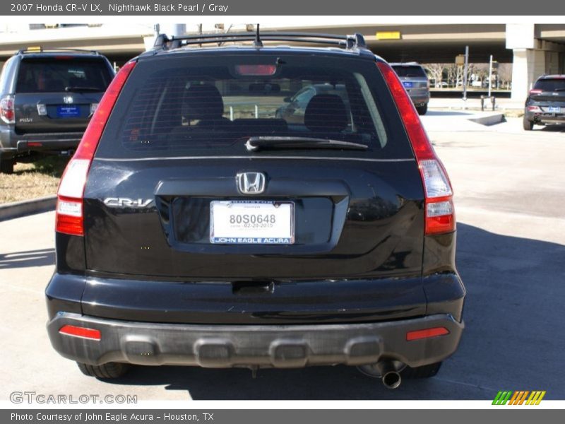 Nighthawk Black Pearl / Gray 2007 Honda CR-V LX