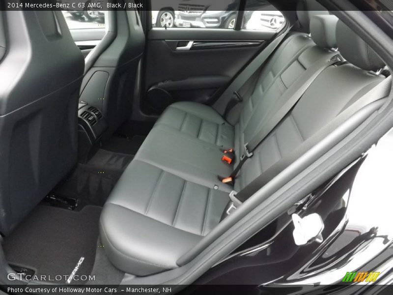 Rear Seat of 2014 C 63 AMG