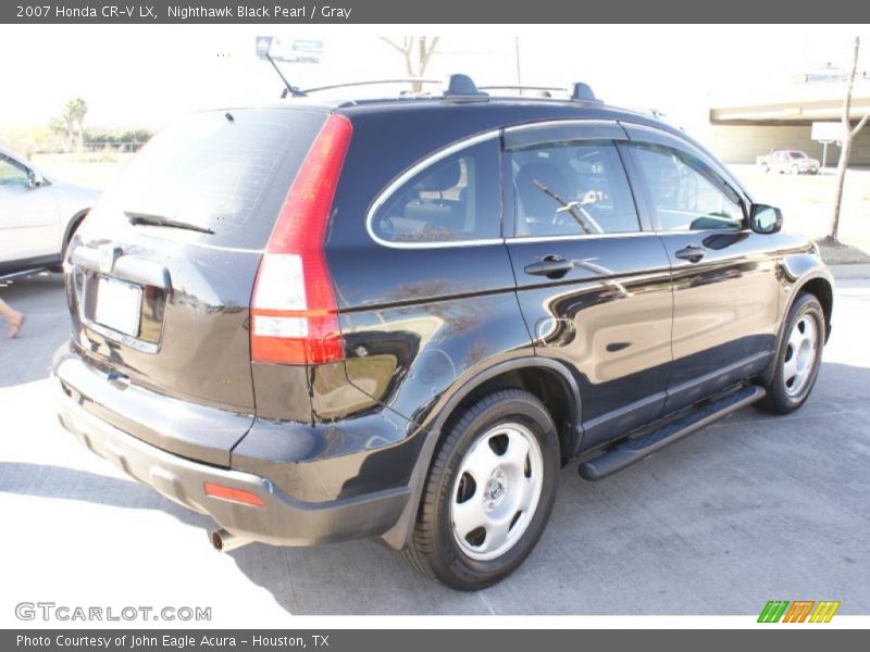 Nighthawk Black Pearl / Gray 2007 Honda CR-V LX