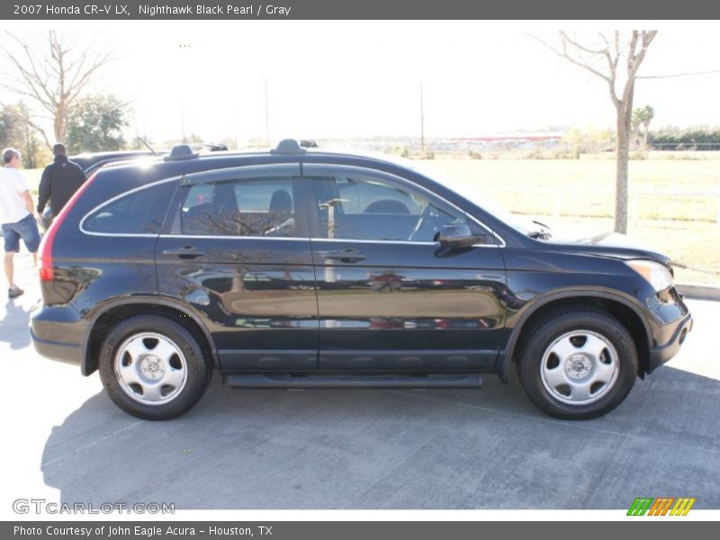 Nighthawk Black Pearl / Gray 2007 Honda CR-V LX