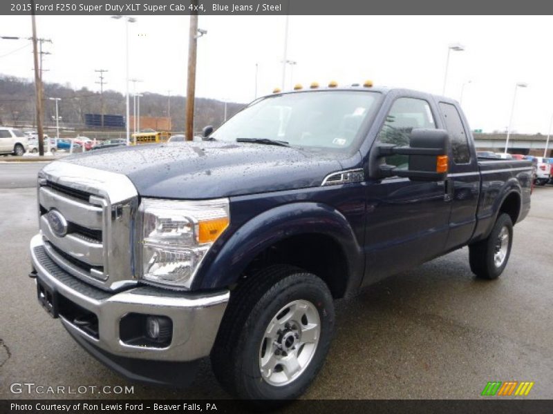 Blue Jeans / Steel 2015 Ford F250 Super Duty XLT Super Cab 4x4
