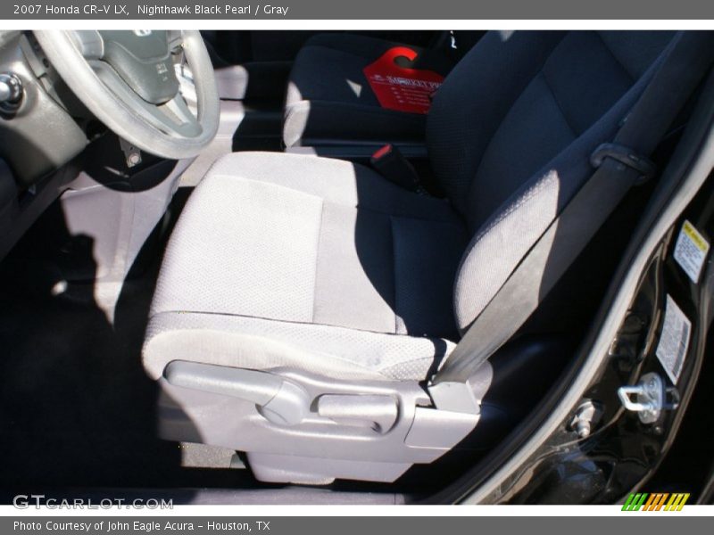 Nighthawk Black Pearl / Gray 2007 Honda CR-V LX