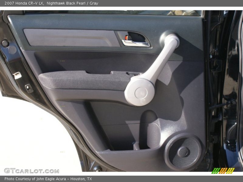 Nighthawk Black Pearl / Gray 2007 Honda CR-V LX
