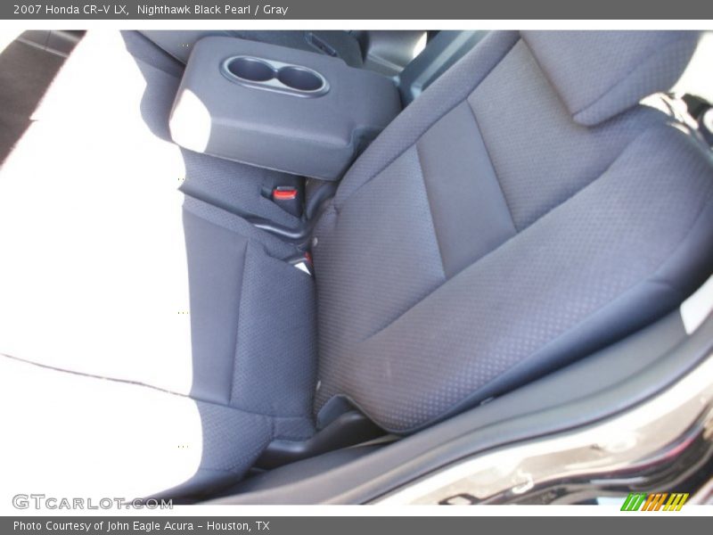 Nighthawk Black Pearl / Gray 2007 Honda CR-V LX