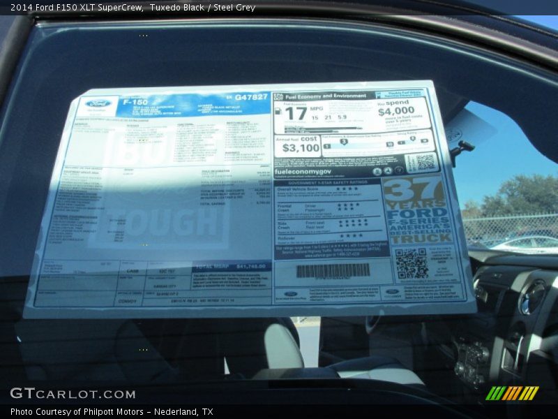 Tuxedo Black / Steel Grey 2014 Ford F150 XLT SuperCrew
