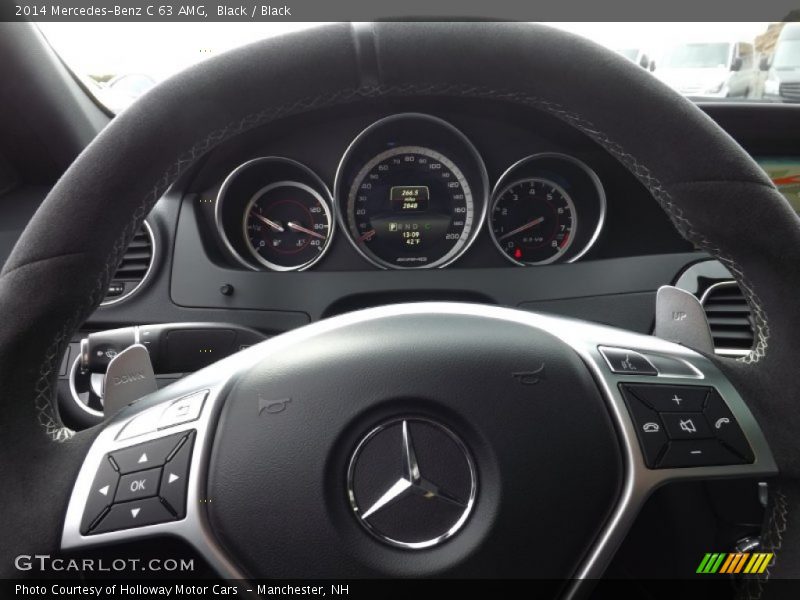 Black / Black 2014 Mercedes-Benz C 63 AMG