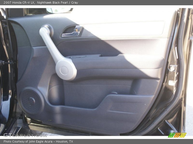 Nighthawk Black Pearl / Gray 2007 Honda CR-V LX