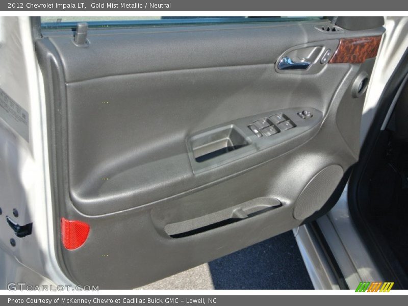Gold Mist Metallic / Neutral 2012 Chevrolet Impala LT