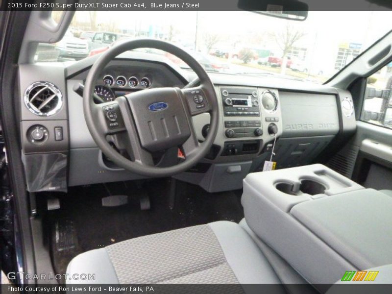 Blue Jeans / Steel 2015 Ford F250 Super Duty XLT Super Cab 4x4