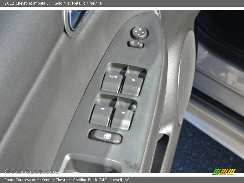 Gold Mist Metallic / Neutral 2012 Chevrolet Impala LT