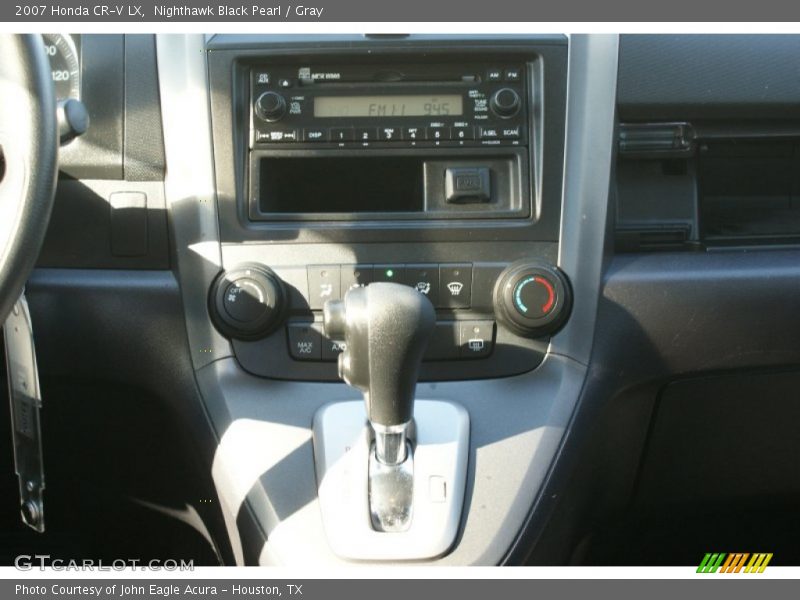 Nighthawk Black Pearl / Gray 2007 Honda CR-V LX
